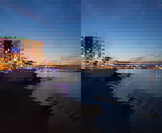 Hotel Palmera Beach Location Night View A