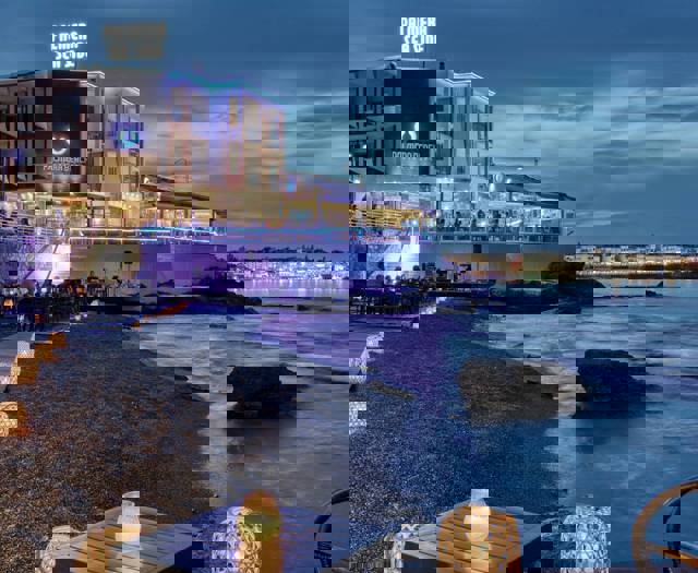 Seaside Palmera Night View