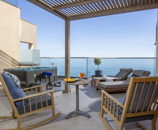 Palmera Beach Hotel Deluxe Room Sea View Outdoor Jacuzzi 4979