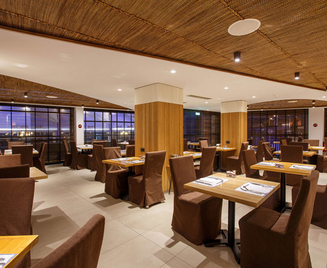 Palmera Beach Hotel Main Restaurant Sitting Area2