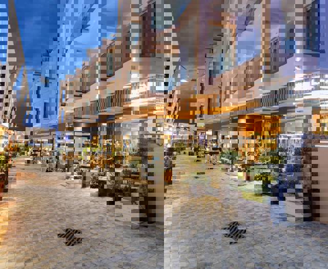 Palmera Beach Outside Hotel Entrance